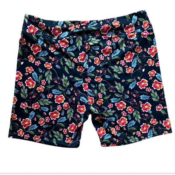 NWT ModCloth Floral Bike Shorts Size 2X cycling workout athleisure activewear - Picture 2 of 2